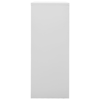 vidaXL Office Cabinet Light Grey 90x40x102 cm Steel - Giant Lobelia