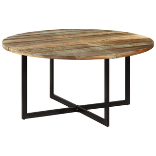 vidaXL Dining Table 150x75 cm Solid Wood Reclaimed - Giant Lobelia