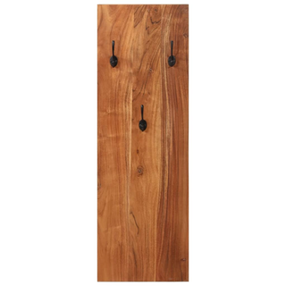 vidaXL Wall-mounted Coat Racks 2 pcs 36x3x110 cm Solid Acacia Wood - Giant Lobelia