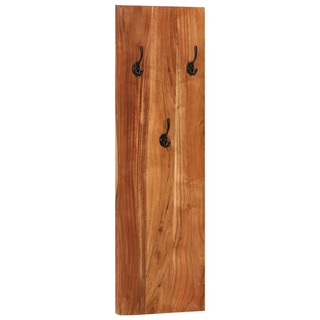 vidaXL Wall-mounted Coat Racks 2 pcs 36x3x110 cm Solid Acacia Wood - Giant Lobelia