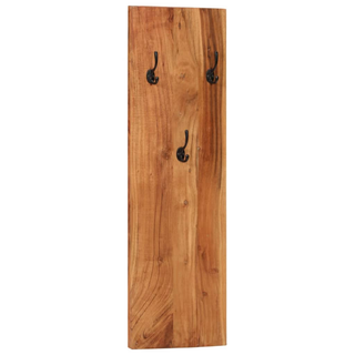 vidaXL Wall-mounted Coat Racks 2 pcs 36x3x110 cm Solid Acacia Wood - Giant Lobelia