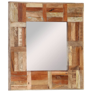 vidaXL Wall Mirror Solid Wood Reclaimed 50x50 cm - Giant Lobelia