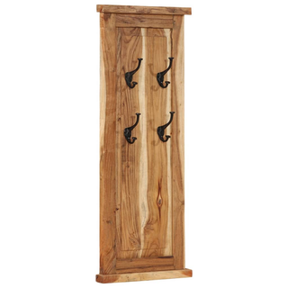 Coat Racks 2 pcs Solid Wood Acacia 38x100 cm - Giant Lobelia