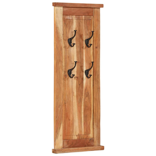 Coat Racks 2 pcs Solid Wood Acacia 38x100 cm - Giant Lobelia