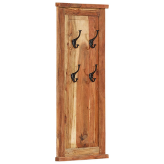 Coat Racks 2 pcs Solid Wood Acacia 38x100 cm - Giant Lobelia