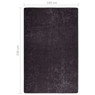 vidaXL Rug Washable 160x230 cm Anthracite Anti Slip - Giant Lobelia