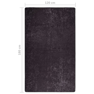 vidaXL Rug Washable 120x180 cm Anthracite Anti Slip - Giant Lobelia