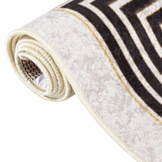 vidaXL Rug Washable 190x300 cm Light Beige Anti Slip - Giant Lobelia