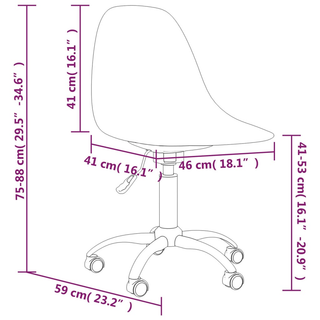 vidaXL Swivel Dining Chairs 2 pcs Light Grey PP - Giant Lobelia