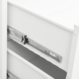 Industrial Drawer Cabinet White 78x40x93 cm Metal - Giant Lobelia