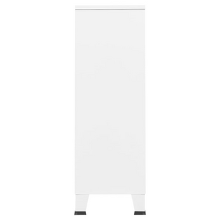 Industrial Wardrobe White 67x35x107 cm Steel - Giant Lobelia