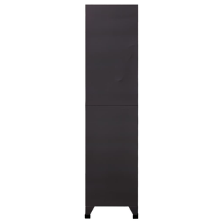 vidaXL Locker Cabinet Anthracite and White 90x40x180 cm Steel - Giant Lobelia