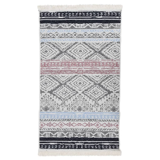 vidaXL Rug Pink and Aqua 120x180 cm Cotton - Giant Lobelia