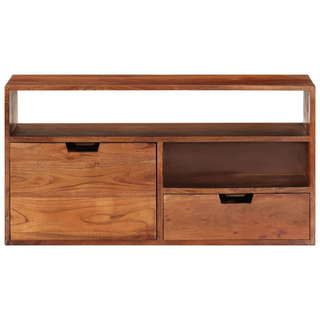 vidaXL TV Cabinet 80x30x42 cm Solid Acacia Wood - Giant Lobelia