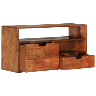 vidaXL TV Cabinet 80x30x42 cm Solid Acacia Wood - Giant Lobelia