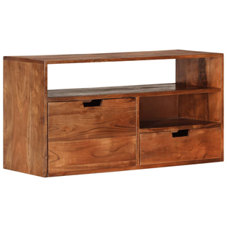 vidaXL TV Cabinet 80x30x42 cm Solid Acacia Wood - Giant Lobelia