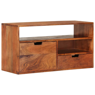 vidaXL TV Cabinet 80x30x42 cm Solid Acacia Wood - Giant Lobelia