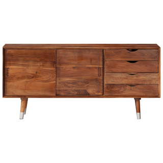 vidaXL TV Cabinet 118x30x55 cm Solid Acacia Wood - Giant Lobelia