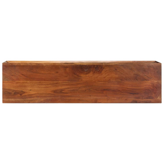 vidaXL TV Cabinet 118x30x55 cm Solid Acacia Wood - Giant Lobelia