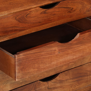 vidaXL TV Cabinet 118x30x55 cm Solid Acacia Wood - Giant Lobelia