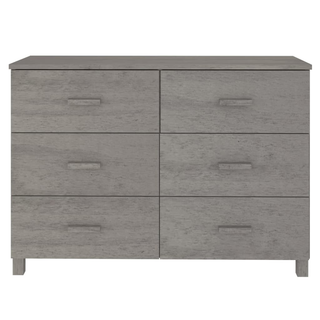 vidaXL Sideboard HAMAR Light Grey 113x40x80 cm Solid Wood Pine - Giant Lobelia