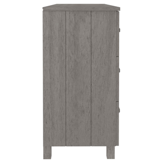 vidaXL Sideboard HAMAR Light Grey 113x40x80 cm Solid Wood Pine - Giant Lobelia