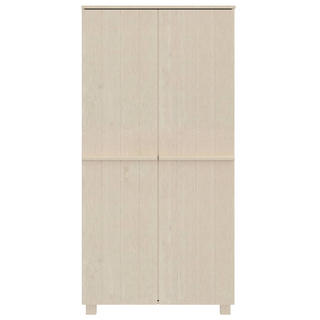 vidaXL Wardrobe HAMAR Honey Brown 89x50x180 cm Solid Wood Pine - Giant Lobelia