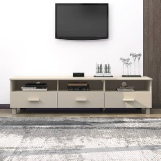 vidaXL TV Cabinet HAMAR Honey Brown 158x40x40 cm Solid Wood Pine - Giant Lobelia