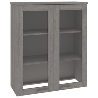 Top for Highboard HAMAR Light Grey 85x35x100cm Solid Wood Pine - Giant Lobelia