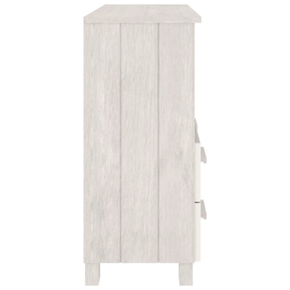 vidaXL Sideboard HAMAR White 85x35x80 cm Solid Wood Pine - Giant Lobelia