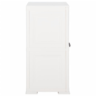 vidaXL Plastic Cabinet 79x43x85.5 cm Wood Design Angora White - Giant Lobelia