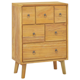 Chest of Drawers 56x30x80 cm Solid Wood Teak - Giant Lobelia