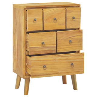 Chest of Drawers 56x30x80 cm Solid Wood Teak - Giant Lobelia