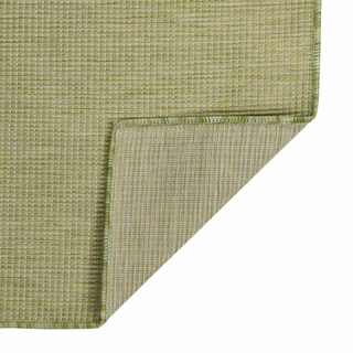 vidaXL Outdoor Flatweave Rug 120x170 cm Green - Giant Lobelia