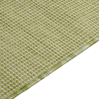 vidaXL Outdoor Flatweave Rug 120x170 cm Green - Giant Lobelia