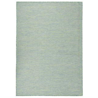 vidaXL Outdoor Flatweave Rug 200x280 cm Turquoise - Giant Lobelia