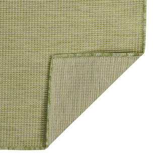 vidaXL Outdoor Flatweave Rug 80x150 cm Green - Giant Lobelia