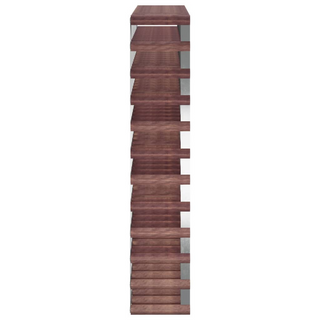 Wine Rack for 120 Bottles Brown Solid Wood Pine - Giant Lobelia