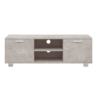 TV Cabinet Concrete Grey 120x40.5x35 cm Engineered Wood - Giant Lobelia