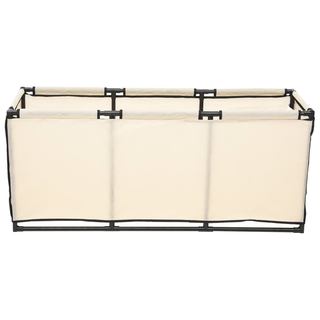 Storage Box Cream 105x34.5x45 cm Fabric - Giant Lobelia