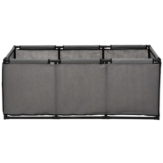 Storage Box Grey 105x34.5x45 cm Fabric - Giant Lobelia