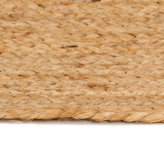 Area Rug Braided Jute 210 cm Round - Giant Lobelia