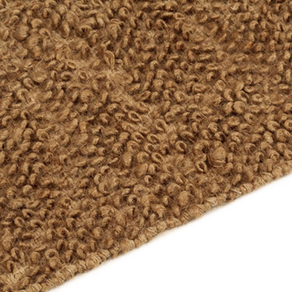 vidaXL Handmade Loop Pile Rug 180x250 cm Jute and Cotton - Giant Lobelia