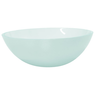 Basin Glass 50x37x14 cm Frosted - Giant Lobelia