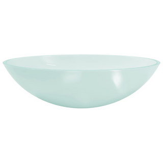 Basin Glass 50x37x14 cm Frosted - Giant Lobelia