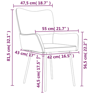 vidaXL Dining Chairs 2 pcs Light Grey Velvet - Giant Lobelia