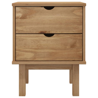 vidaXL Bedside Cabinet OTTA 46x39.5x57 cm Solid Wood Pine - Giant Lobelia