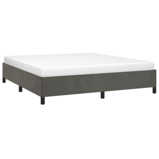 Bed Frame Dark Grey 180x200 cm 6FT Super King Velvet - Giant Lobelia