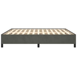 Bed Frame Dark Grey 180x200 cm 6FT Super King Velvet - Giant Lobelia