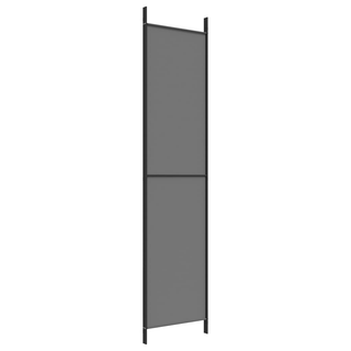 3-Panel Room Divider Anthracite 150x220 cm Fabric - Giant Lobelia